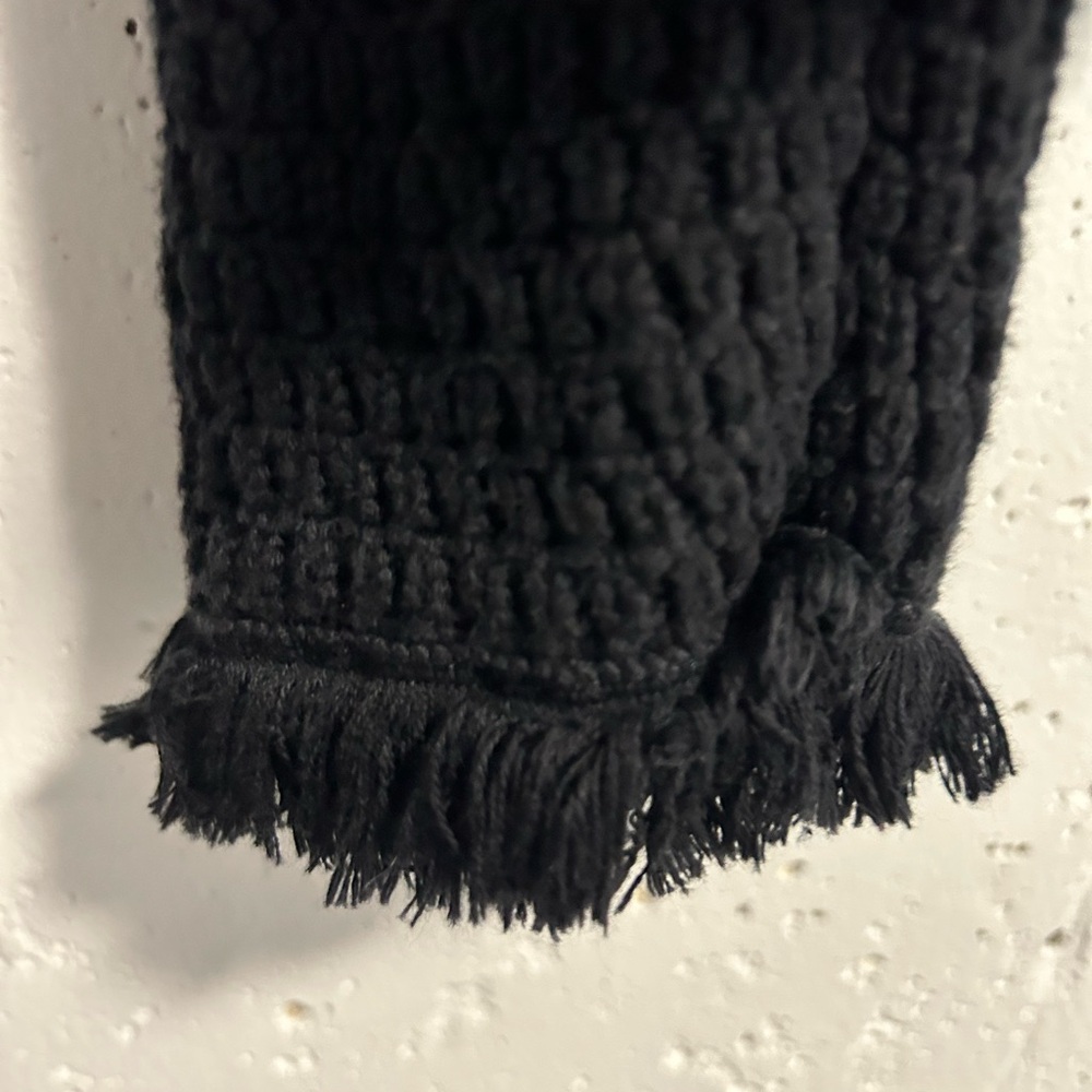 LOFT Textured Black Cardigan Sweater - Picture 5 of 6
